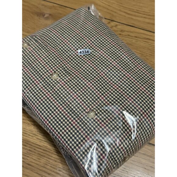 Ralph Lauren Checkered Mens Button Down Up Long Sleeve Brown Size XL Cotton - Picture 14 of 14